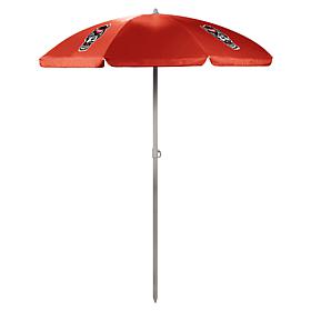 Officially Licensed NCAA NC State 5.5' Portable Beach Umbrella, Red