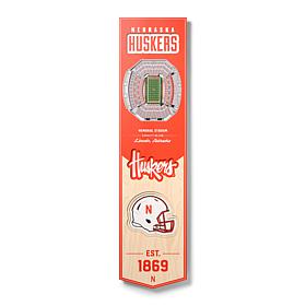 Officially Licensed NCAA Nebraska Cornhuskers 3D Stadium Banner