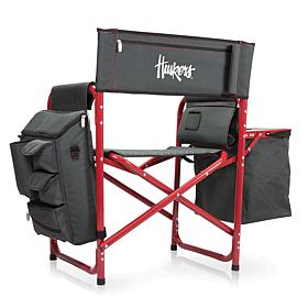 Officially Licensed NCAA Nebraska Cornhuskers Backpack Chair w/Cooler