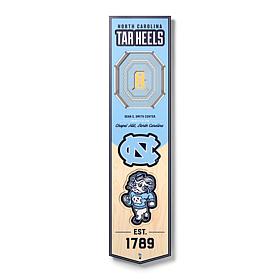 Officially Licensed NCAA North Carolina Tar Heels 3D Stadium Banner