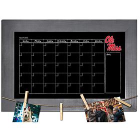 Officially Licensed NCAA Ole Miss Monthly Chalkboard w/ Clothespins