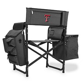 Officially Licensed NCAA Red Raiders Backpack Chair w/Cooler
