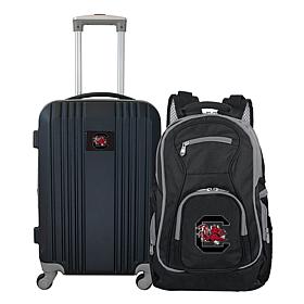 Officially Licensed NCAA SC Gamecocks Backpack & Carry-On Set