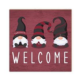 Officially Licensed NCAA South Carolina Welcome Gnomes Sign
