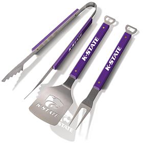 Officially Licensed NCAA Spirit 3-Piece BBQ Set- Kansas State Wildc...