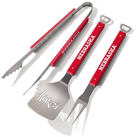 Officially-licensed NCAA Spirit 3-Piece BBQ Set - Nebraska Cornhusk...