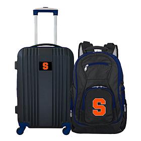 Officially Licensed NCAA Syracuse Orange Backpack & Carry-On Set