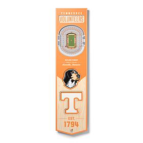 Officially Licensed NCAA Tennessee Volunteers 3D Stadium Banner