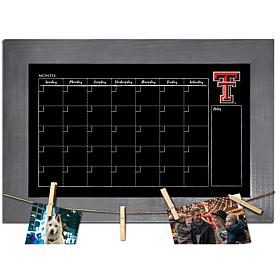 Officially Licensed NCAA Texas Tech Monthly Chalkboard w/ Clothespins