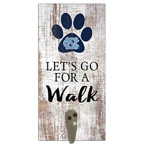 Officially Licensed NCAA University of N Carolina Leash Holder Sign