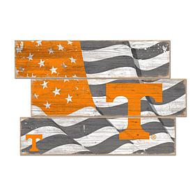 Officially Licensed NCAA University of Tennessee Three Plank Flag