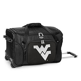 Officially Licensed NCAA WV Mountaineers 22" Wheeled Duffel Bag
