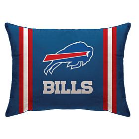 Officially Licensed NFL 20" x 26" Plush Striped Bed Pillow - Bills