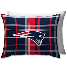 Officially Licensed NFL 20"x26" Plush Bed Pillow-New England Patriots