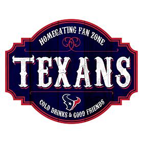 Officially Licensed NFL 24" Homegating Tavern Sign - Texans 