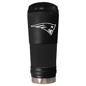 Officially Licensed NFL 24oz Insulated Laser Etched Tumbler - Patriots