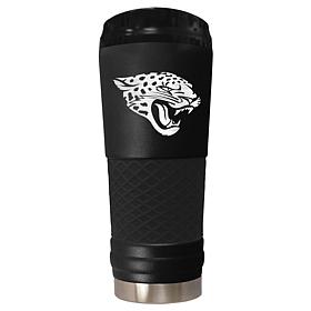 Officially Licensed NFL 24oz Insulated Laser Etched Tumbler - Jaguars