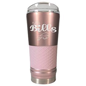 Officially Licensed NFL 24oz Rose Gold Draft Tumbler - Buffalo Bills