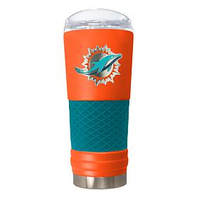 Officially Licensed NFL 24oz Team Draft Tumbler w/ Emblem - Dolphins 