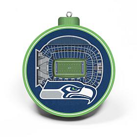 Officially Licensed NFL 3D StadiumView Ornament 2-pack - Seattle