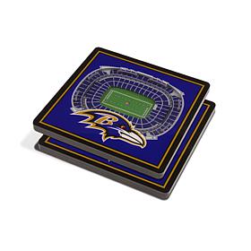 Officially Licensed NFL 3D StadiumViews Coasters - Baltimore Ravens