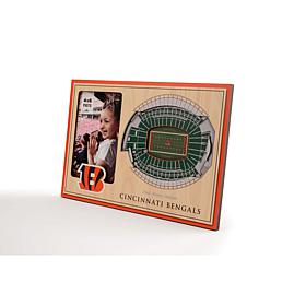 Officially Licensed NFL 3D StadiumViews Frame - Cincinnati Bengals