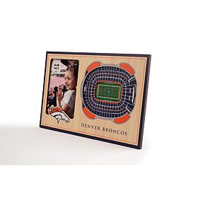 Officially Licensed NFL 3D StadiumViews Frame - Denver Broncos