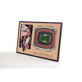 Officially Licensed NFL 3D StadiumViews Frame - Houston Texans