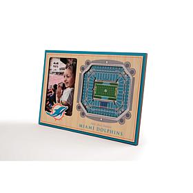 Officially Licensed NFL 3D StadiumViews Frame - Miami Dolphins