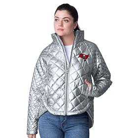 Officially Licensed NFL 4Her Team Mascot Metallic Jacket by Glll