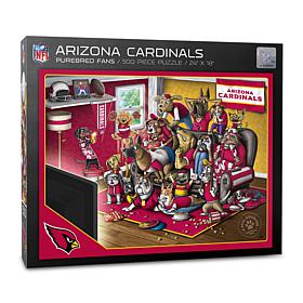 Officially Licensed NFL 500-pc Puzzle - A Real Nailbiter - Cardinals