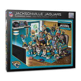 Officially Licensed NFL 500-piece Puzzle - A Real Nailbiter - Jaguars