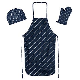 Officially Licensed NFL 699 3-Piece Set Apron, Mitt, Hat - Seahawks 