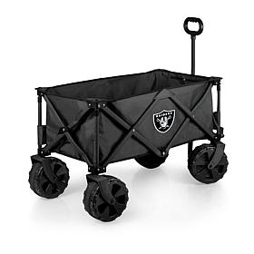 Officially Licensed NFL All-Terrain Portable Wagon - Las Vegas Raiders