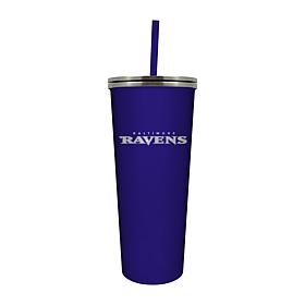 Officially Licensed NFL Baltimore Ravens 24 oz. Skinny Tumbler