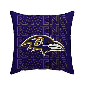 Officially Licensed NFL Baltimore Ravens Poly Span Décor Pillow