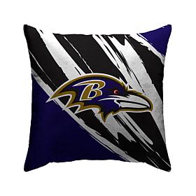 Officially Licensed NFL Baltimore Ravens Retro Jazz Décor Pillow