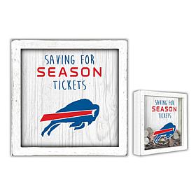Officially Licensed NFL Buffalo Bills Saving for Tickets Money Box