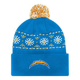 Officially Licensed NFL by Carl Banks Holiday Sweater Light-up Beanie