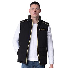 Officially Licensed NFL by Carl Banks Reversible Vest with Pockets
