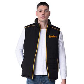 Officially Licensed NFL by Carl Banks Reversible Vest with Pockets