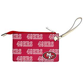 Officially Licensed NFL by Littlearth Victory Wristlet - 49ers