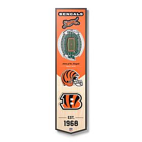 Officially Licensed NFL Cincinnati Bengals 3D Stadium Banner