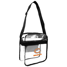 Officially Licensed NFL Clear Carryall Crossbody - Bears