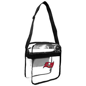 Officially Licensed NFL Clear Carryall Crossbody Tote - Buccaneers