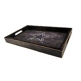 Officially Licensed NFL Cowboys Distressed Tray with Team Colors