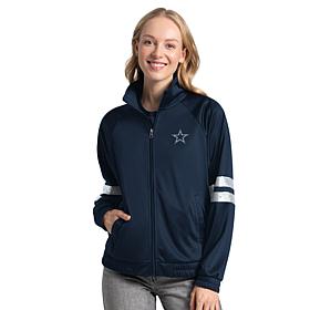 Officially Licensed NFL Dallas Cowboys Full-Zip Women's Track Jacket