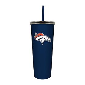 Officially Licensed NFL Denver Broncos 24 oz. Skinny Tumbler