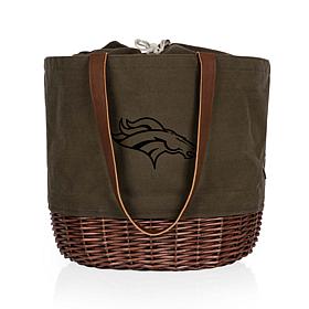Officially Licensed NFL Denver Broncos Basket Tote Bag
