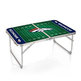 Officially Licensed NFL Denver Broncos Mini Portable Table